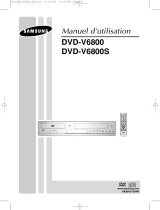 Samsung DVD-V6800 Manuel utilisateur