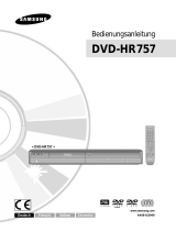 Samsung DVD-HR757 Manuel utilisateur