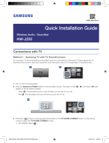 Samsung HW-J250 Guide d'installation