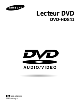 Samsung DVD-HD841 Le manuel du propriétaire