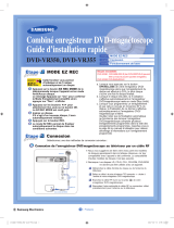 Samsung DVD-VR350 Guide de démarrage rapide
