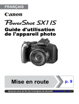 Canon PowerShot SX1 IS Le manuel du propriétaire