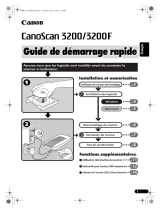 Canon CanoScan 3200F Guide de démarrage rapide