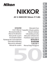 Nikon AF-S NIKKOR 50mm f/1.8G Manuel utilisateur