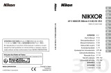 Nikon AF-S NIKKOR 300mm f/2.8G ED VR II Manuel utilisateur