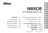 Nikon AF-S NIKKOR 50mm f/1.4G Manuel utilisateur