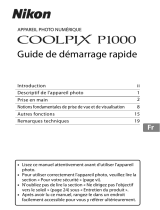 Nikon COOLPIX P1000 Guide de démarrage rapide