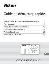 Nikon COOLPIX P340 Guide de démarrage rapide