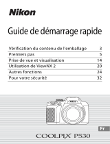 Nikon COOLPIX P530 Guide de démarrage rapide