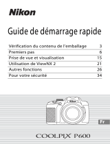 Nikon COOLPIX P600 Le manuel du propriétaire
