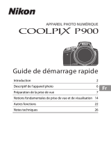 Nikon COOLPIX P900 Guide de démarrage rapide