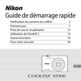 Nikon COOLPIX S5300 Guide de démarrage rapide