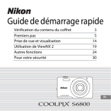 Nikon COOLPIX S6800 Guide de démarrage rapide