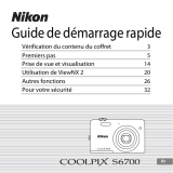 Nikon COOLPIX S6700 Guide de démarrage rapide