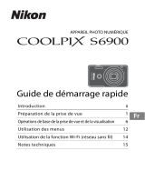 Nikon COOLPIX S6900 Guide de démarrage rapide