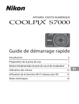 Nikon COOLPIX S7000 Guide de démarrage rapide