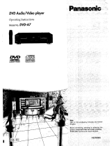 Panasonic dvd a 7 Le manuel du propriétaire