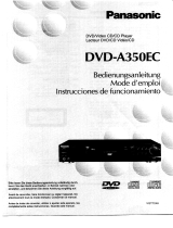 Panasonic DVD-A350 Le manuel du propriétaire