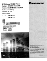 Panasonic dvd rv 31 Le manuel du propriétaire
