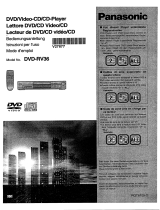 Panasonic dvd rv36eg s Le manuel du propriétaire