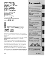 Panasonic dvd s75 eg s Le manuel du propriétaire