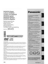 Panasonic DVD-S75EG Le manuel du propriétaire