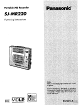 Panasonic SJMR220 Mode d'emploi