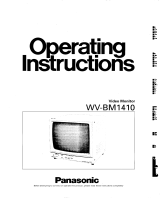 Panasonic WVBM1410 Mode d'emploi