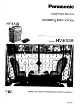 Panasonic NVEX3B Le manuel du propriétaire
