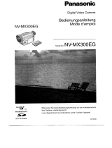Panasonic NV-MX300 Le manuel du propriétaire