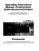 Panasonic CQD80L Mode d'emploi