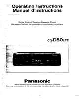 Panasonic CQD50L Mode d'emploi
