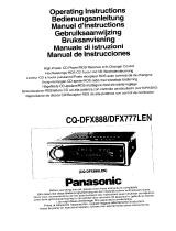 Panasonic CQDFX777 Mode d'emploi
