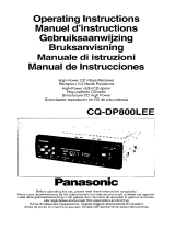Panasonic CQDP800L Mode d'emploi