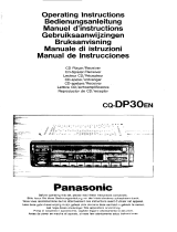 Panasonic CQDP30E Mode d'emploi