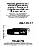 Panasonic CQE01L Mode d'emploi