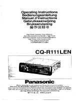 Panasonic CQR111L Mode d'emploi
