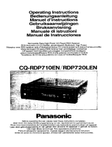 Panasonic cq rdp710 Le manuel du propriétaire
