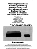 Panasonic CXDP801E Mode d'emploi