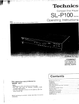 Panasonic SLP100 Mode d'emploi