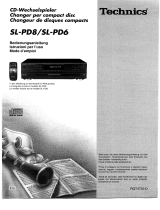 Panasonic SL-PD8 Le manuel du propriétaire