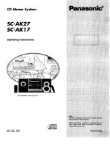 Panasonic sc ak 17 Le manuel du propriétaire