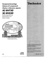 Panasonic SCEH550 Le manuel du propriétaire