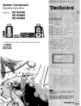 Technics SCEH780 Le manuel du propriétaire