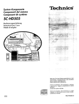 Panasonic SCHD505MD Mode d'emploi