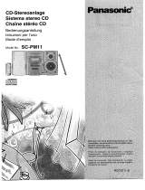 Panasonic SCPM11 Le manuel du propriétaire