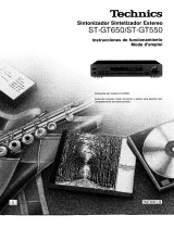 Technics STGT550 Le manuel du propriétaire