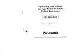 Panasonic TX2450 Mode d'emploi