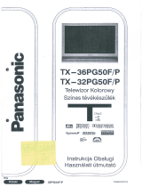 Panasonic TX32PG50 Mode d'emploi
