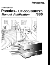 Panasonic UF560 Le manuel du propriétaire